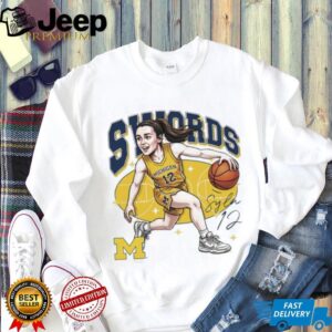 Syla Swords Michigan Women's Basketball Graphic T Shirt