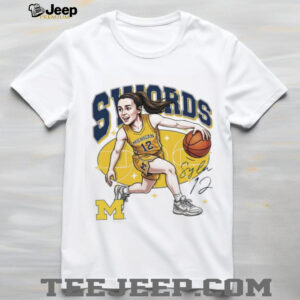 Syla Swords Michigan Women's Basketball Graphic T Shirt