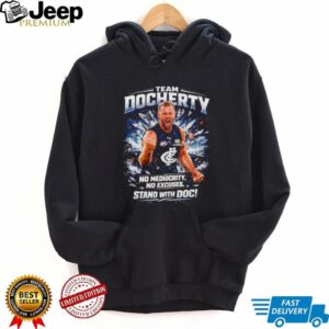 Team Docherty “Stand With Doc” Sam Docherty Carlton FC Tribute T Shirt