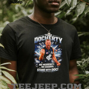 Team Docherty “Stand With Doc” Sam Docherty Carlton FC Tribute T Shirt