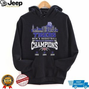 Tennessee State Tigers 2026 OVC Men’s Basketball Champions Roster T Shirt Tennessee State Tigers 2026 OVC Men’s Basketball Champions Roster T Shirt