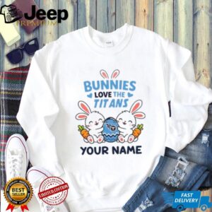 Tennessee Titans Custom Name Easter Plush T Shirt Tennessee Titans Custom Name Easter Plush T Shirt