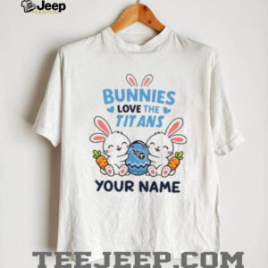 Tennessee Titans Custom Name Easter Plush T Shirt