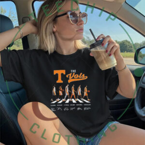 Tennessee VolunT shirtrs “The Vols” Basketball Abbey Road Signature T Shirt Tennessee VolunT shirtrs “The Vols” Basketball Abbey Road Signature T Shirt