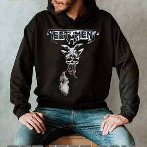 Testament Classic Logo Goat Skull Thrash Metal Music T Shirt