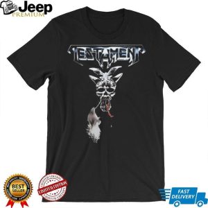 Testament Classic Logo Goat Skull Thrash Metal Music T Shirt