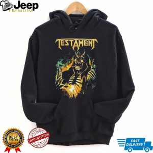 Testament Demonic Skeleton Burning Book Heavy Metal Graphic T Shirt Testament Demonic Skeleton Burning Book Heavy Metal Graphic T Shirt