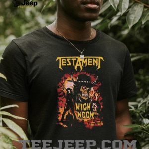 Testament High Noon Cowboy Skeleton Metal Band Graphic T Shirt
