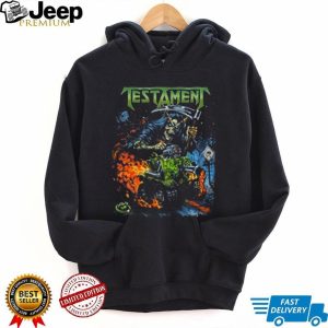Testament Skeleton Reaper Driving Monster Truck Thrash Metal T Shirt Testament Skeleton Reaper Driving Monster Truck Thrash Metal T Shirt