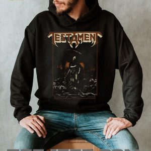 Testament Thrash Metal Band Grim Reaper War Scene Black T Shirt