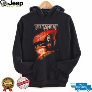 Testament Thrash of the Titans Heavy Metal Band Graphic T Shirt Testament Thrash of the Titans Heavy Metal Band Graphic T Shirt