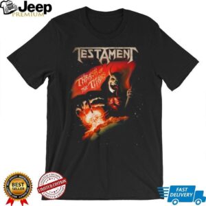 Testament Thrash of the Titans Heavy Metal Band Graphic T Shirt