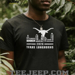 Texas Longhorns 2026 Roster Player Names Team Spirit T Shirt