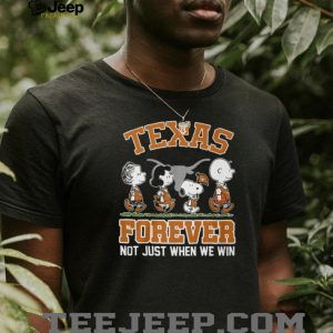 Texas Longhorns Forever Peanuts Characters Burnt Orange T Shirt Texas Longhorns Forever Peanuts Characters Burnt Orange T Shirt