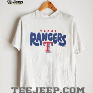 Texas Rangers Heritage Logo Oatmeal Heather Crewneck T shirt Texas Rangers Heritage Logo Oatmeal Heather Crewneck T shirt