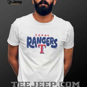 Texas Rangers Heritage Logo Oatmeal Heather Crewneck T shirt