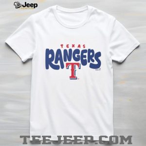 Texas Rangers Heritage Logo Oatmeal Heather Crewneck T shirt