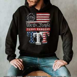 Texas Rangers We The People 1776 Patriotic American Flag T Shirt