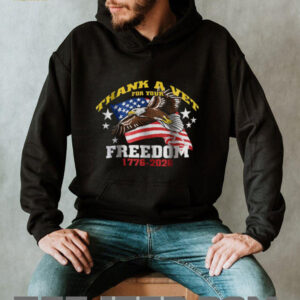 Thank A Vet For Your Freedom 1776 2026 Patriotic Eagle Shirt