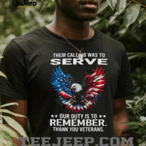 Thank You Veterans American Flag Eagle Patriotic Duty T Shirt