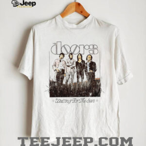 The Doors Waiting For The Sun Vintage Band Photo White T Shirt The Doors Waiting For The Sun Vintage Band Photo White T Shirt