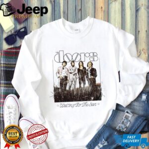 The Doors Waiting For The Sun Vintage Band Photo White T Shirt