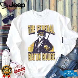 The General of Baton Rouge LSU Tigers Basketball Tiger Mascot T Shirt The General of Baton Rouge LSU Tigers Basketball Tiger Mascot T Shirt
