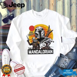 The Mandalorian Din Djarin Bounty Hunter White T shirt The Mandalorian Din Djarin Bounty Hunter White T shirt