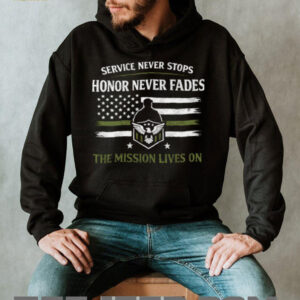 The Mission Lives On Green Line American Flag Military Veteran Shirt The Mission Lives On Green Line American Flag Military Veteran Shirt