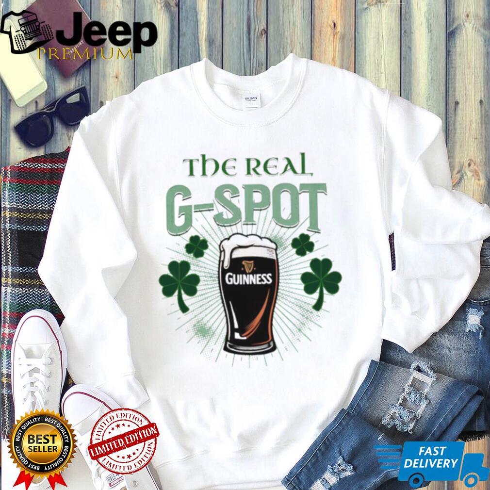 The Real G Spot Guinness Beer St. Patrick’s Day Graphic T shirt The Real G Spot Guinness Beer St. Patrick’s Day Graphic T shirt