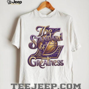 The Standard of Greatness Gold Basketball Trophy Graphic T Shirt
