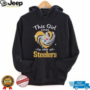 This Girl Loves Her Steelers Glitter Heart Logo Women’s T Shirt This Girl Loves Her Steelers Glitter Heart Logo Women’s T Shirt