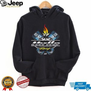 Thrila Racing Two Wheels One Family Piston Flame Graphic T Shirt Thrila Racing Two Wheels One Family Piston Flame Graphic T Shirt