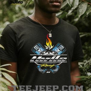 Thrila Racing Two Wheels One Family Piston Flame Graphic T Shirt