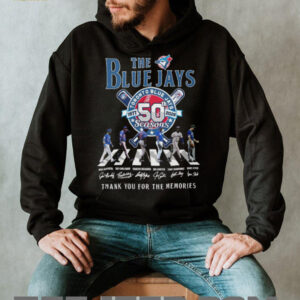 Toronto Blue Jays 50th Seasons 1977 2026 Abbey Road Signatures T Shirt