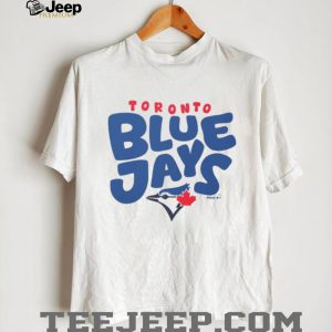 Toronto Blue Jays Oatmeal Heather Bubble Logo Pullover T shirt Toronto Blue Jays Oatmeal Heather Bubble Logo Pullover T shirt