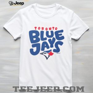 Toronto Blue Jays Oatmeal Heather Bubble Logo Pullover T shirt