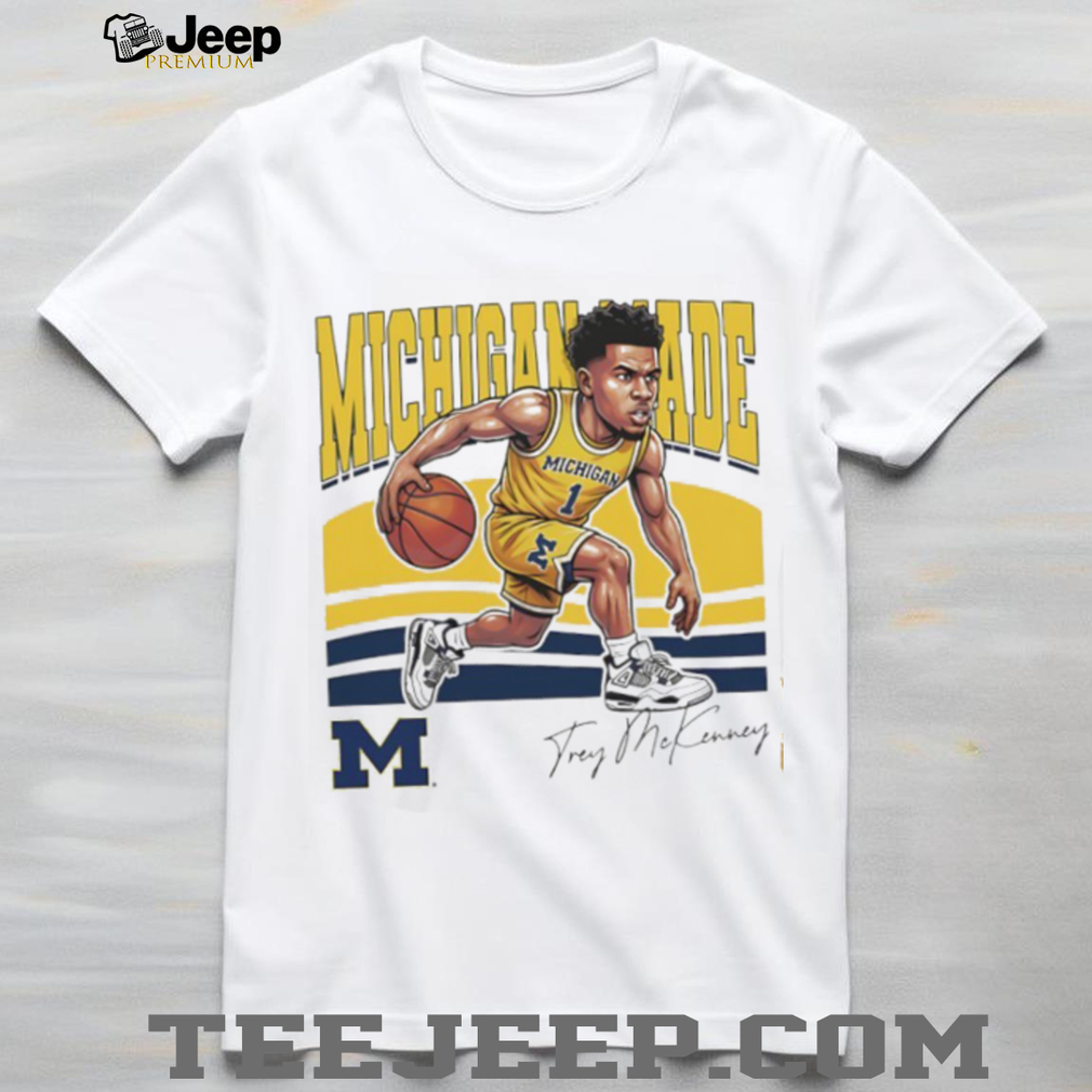 Trey McKenney Michigan Made Basketball Prospect T Shirt Trey McKenney Michigan Made Basketball Prospect T Shirt