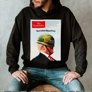 Trump Operation Blind Fury The Economist Magazine Cover T Shirt