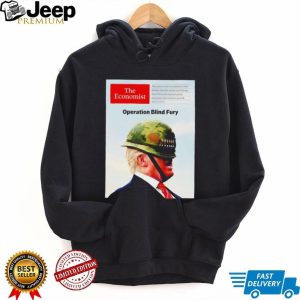 Trump Operation Blind Fury The Economist Magazine Cover T Shirt