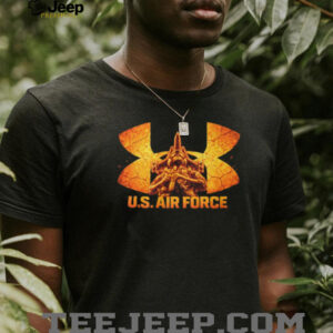 U.S. Air Force Fighter Pilot Fire Logo Graphic T Shirt