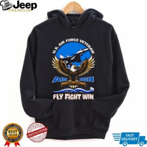 U.S. Air Force Veteran Aim High Fly Fight Win Eagle & Jet Fighter Shirt