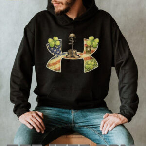 U.S. Army Fallen Soldier Memorial Shamrock Flag Shirt U.S. Army Fallen Soldier Memorial Shamrock Flag Shirt