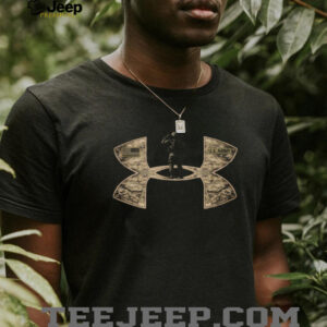 U.S. Army Soldier Salute Camouflage Pattern Graphic T Shirt