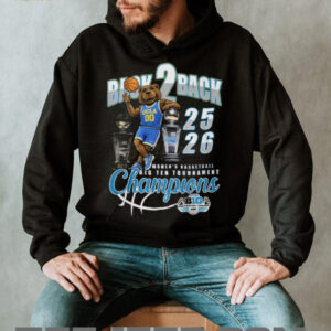 UCLA Bruins Women’s Basketball Back to Back Big Ten Champions 2025 2026 T Shirt UCLA Bruins Women’s Basketball Back to Back Big Ten Champions 2025 2026 T Shirt