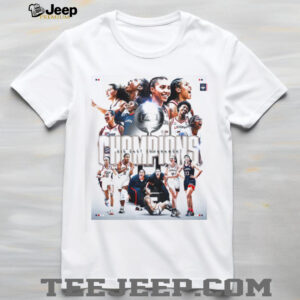 UConn Huskies 2025 Big East Women's Basketball Champions T Shirt