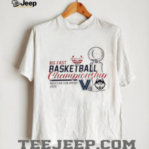 UConn vs Villanova Big East Basketball Championship 2026 Mohegan Sun T Shirt UConn vs Villanova Big East Basketball Championship 2026 Mohegan Sun T Shirt