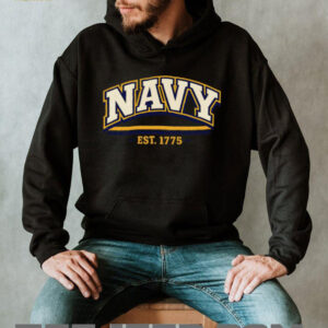 US Navy Established 1775 Vintage Varsity Style Military T Shirt US Navy Established 1775 Vintage Varsity Style Military T Shirt