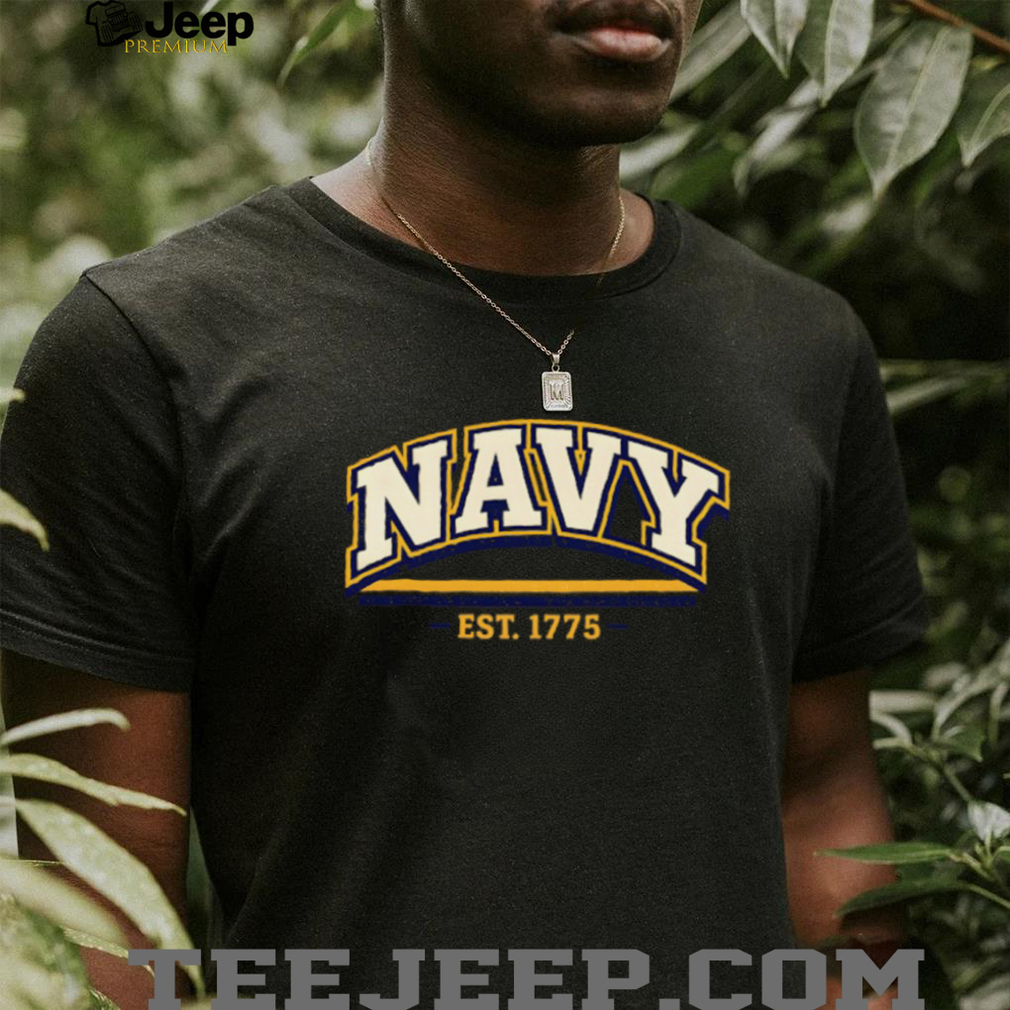 US Navy Established 1775 Vintage Varsity Style Military T Shirt US Navy Established 1775 Vintage Varsity Style Military T Shirt