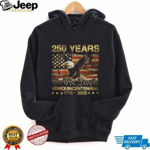 USA 250 Years Semiquincentennial 1776 2026 Eagle Flag T Shirt